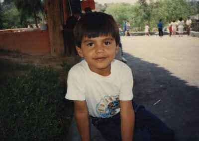 Rémi Jorge Adan SAUNIER à l'âge de 4 ans